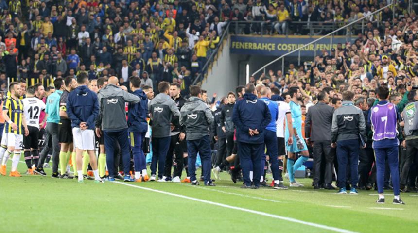TFF, olaylı Fenerbah&ccedil;e - Beşiktaş derbisi i&ccedil;in kararını verdi