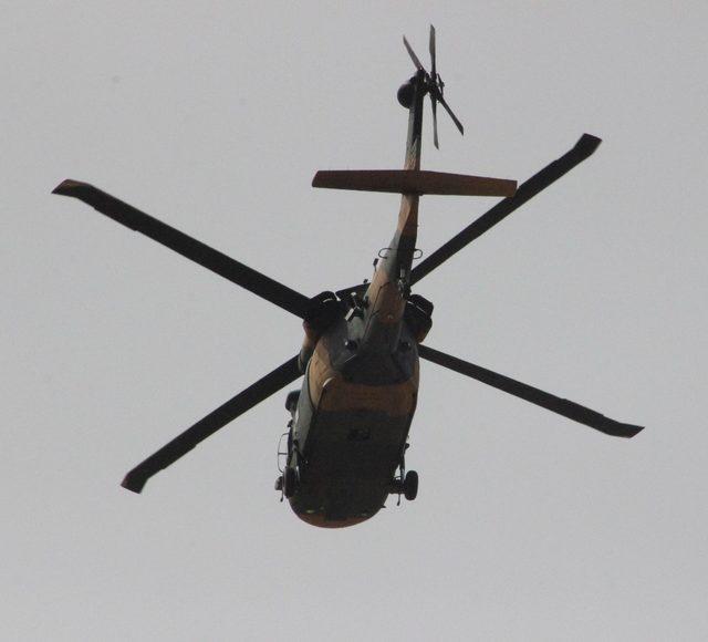 Kilis’te helikopter hareketliliği