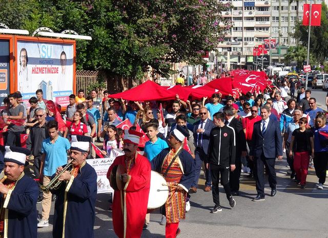 Mersin’de 57’nci Alay yürüyüşü