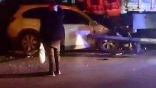 Ankara’da tıra arkadan çarpan otomobilin sürücüsü ağır yaralandı