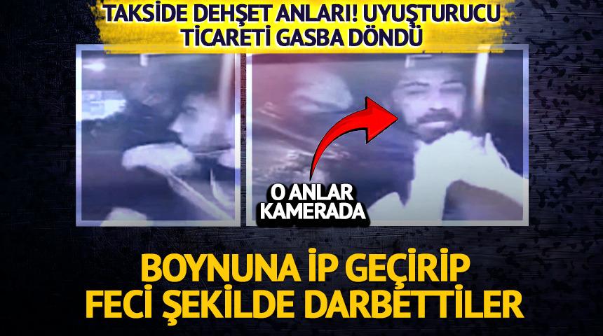 Taksicinin boynuna ip ge&ccedil;irip darbettiler