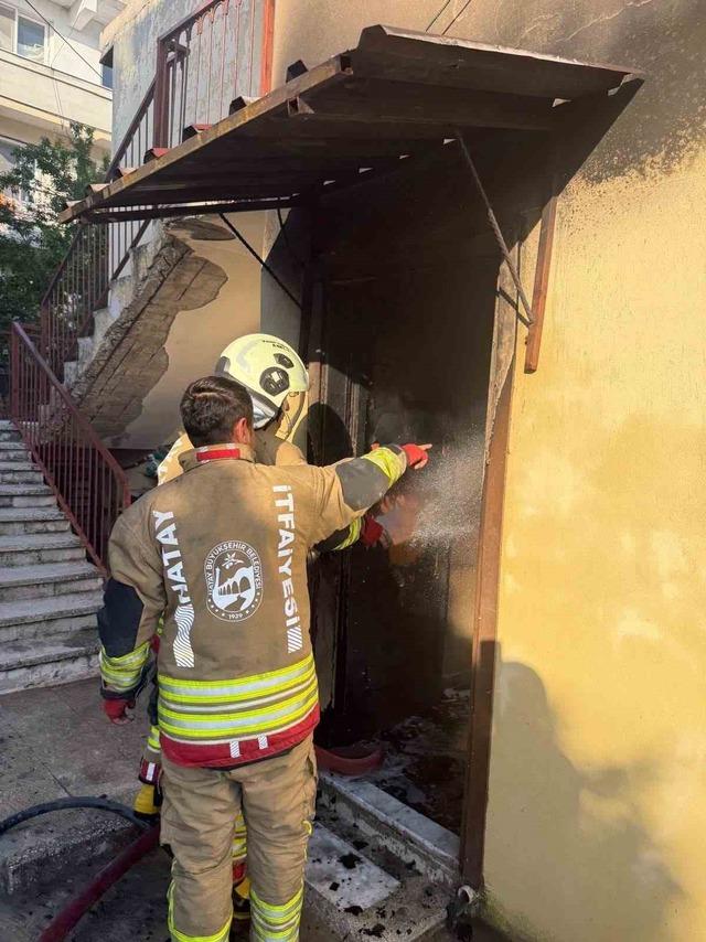 Antakya’da ev yangını 2
