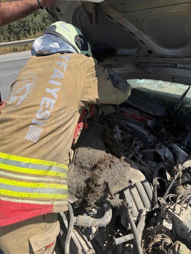 İskenderun&rsquo;da trafik kazası: 1 yaralı 1