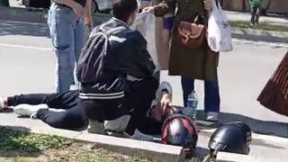 Motosiklet otomobil ile çarpıştı: 1 yaralı