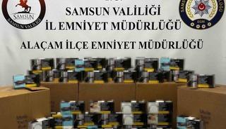 Samsun&rsquo;da 50 bin adet dolu makaron ele ge&ccedil;irildi