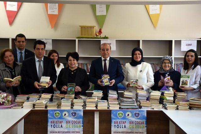 ’Bir kitap yolla, bin çocuk okusun’