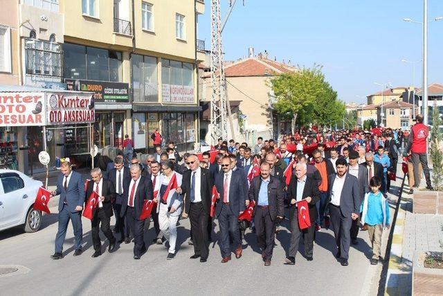 Karaman’da “57. alay vefa yürüyüşü” yapıldı