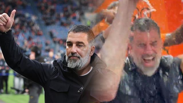 Shakhtarlı oyuncular, Arda Turan'ın basın toplantısını buz kovasıyla bastı!