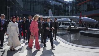 Bel&ccedil;ika Krali&ccedil;esi Mathilde Baykar'ı ziyaret etti