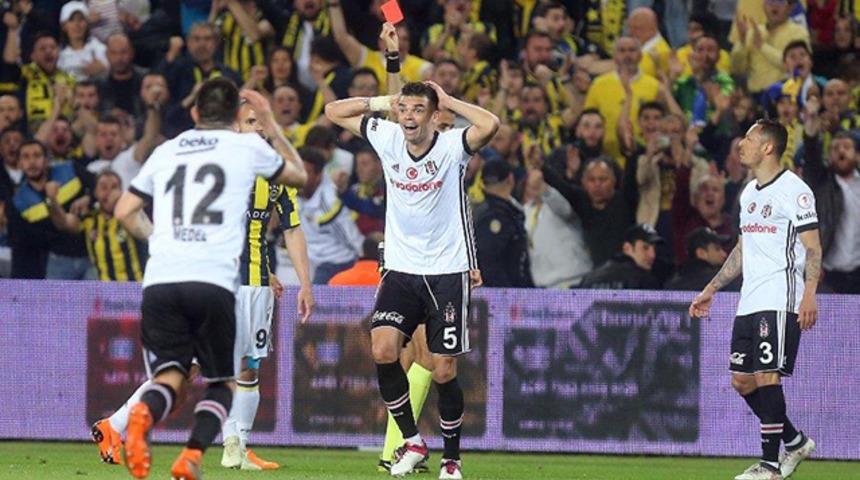 Pepe, Fenerbah&ccedil;e-Beşiktaş derbisinde forma giyemeyecek