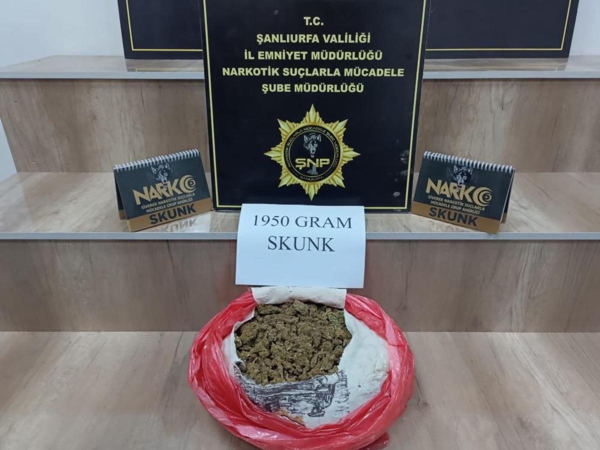 Şanlıurfa&rsquo;da 4 kilo 250 gram uyuşturucu ele ge&ccedil;irildi 1