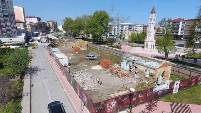 Tekkeköy’deki tarihi gar binaları restore ediliyor