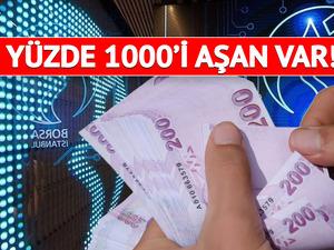 Y&uuml;zde 1000'in &uuml;zerinde artış! Son 1 yılda en &ccedil;ok kazandıran 10 hisse listesi