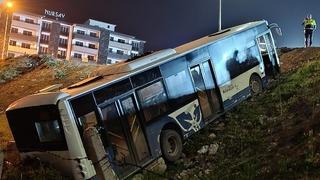 Elazığ’da halk otobüsü şarampole uçtu