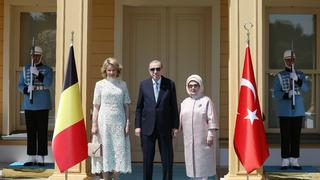 Cumhurbaşkanı Erdoğan, Kraliçe Mathilde’yi kabul etti