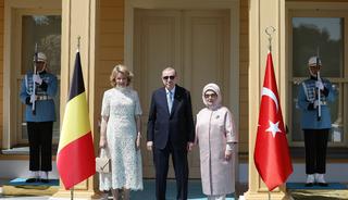 Cumhurbaşkanı Erdoğan, Krali&ccedil;e Mathilde&rsquo;yi kabul etti