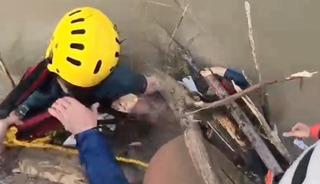 Rafting faciasının acı sonu aksiyon kamerasında