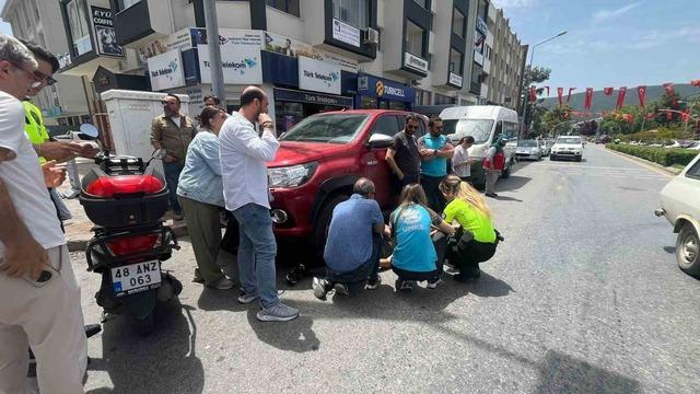 Menteşe’de trafik kazası: 1 yaralı