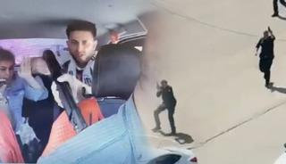 Kahraman taksici! Polise ateş a&ccedil;tığı sırada m&uuml;dahale etmiş