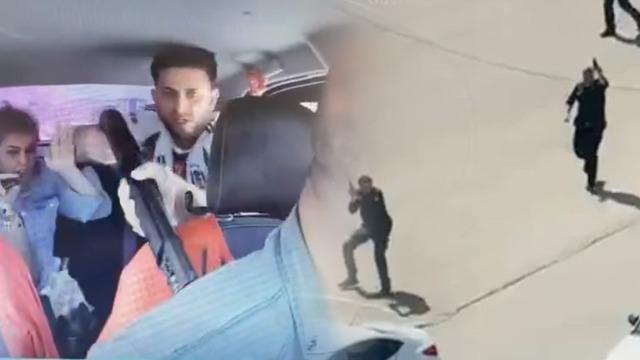 Kahraman taksici! Polise ateş açtığı sırada müdahale etmiş