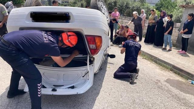 Dörtyol’da trafik kazası: 2 yaralı