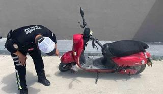 Karaman&rsquo;da elektrikli bisiklet devrildi