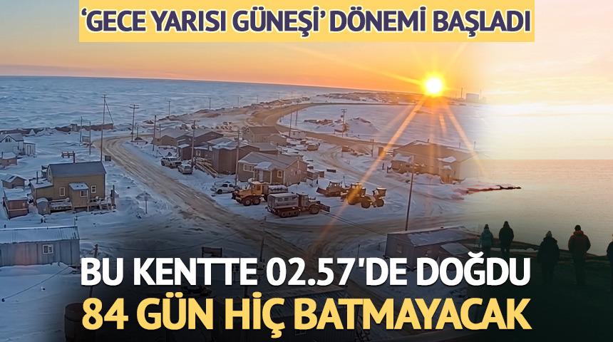Bu kentte g&uuml;neş 84 g&uuml;n boyunca hi&ccedil; batmayacak! 