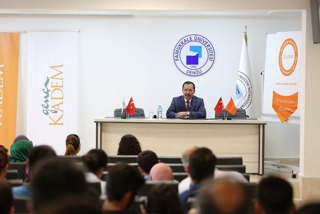 Rektör Bağ öğrencilere başarının sırlarını anlattı