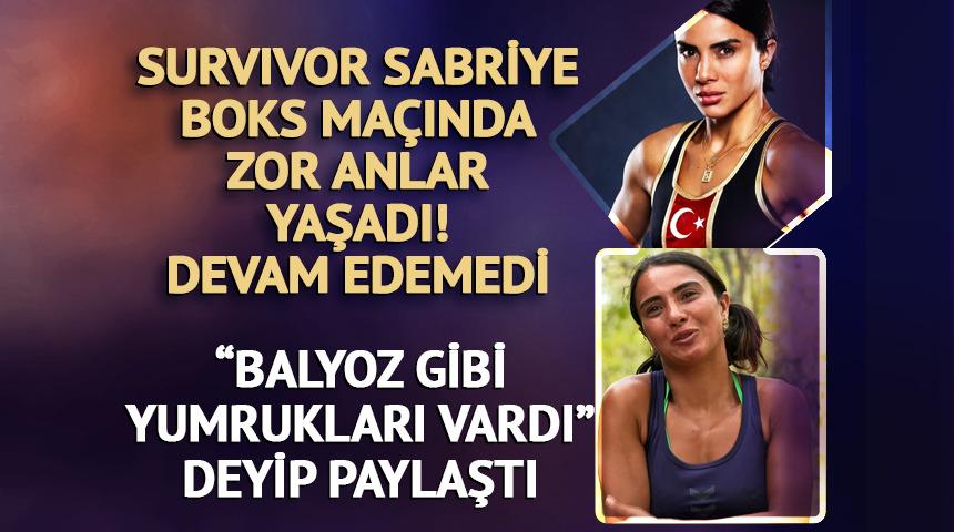 Sabriye Şeng&uuml;l ma&ccedil;ı yarıda bıraktı! "Balyoz gibi yumrukları vardı"