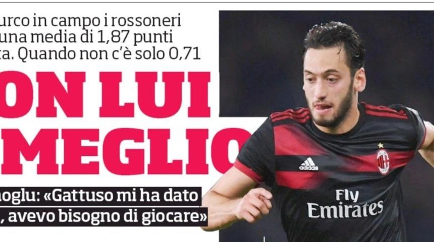 Hakan &Ccedil;alhanoğlu: &ldquo;Gattuso oyun kaliteme g&uuml;vendi&rdquo;