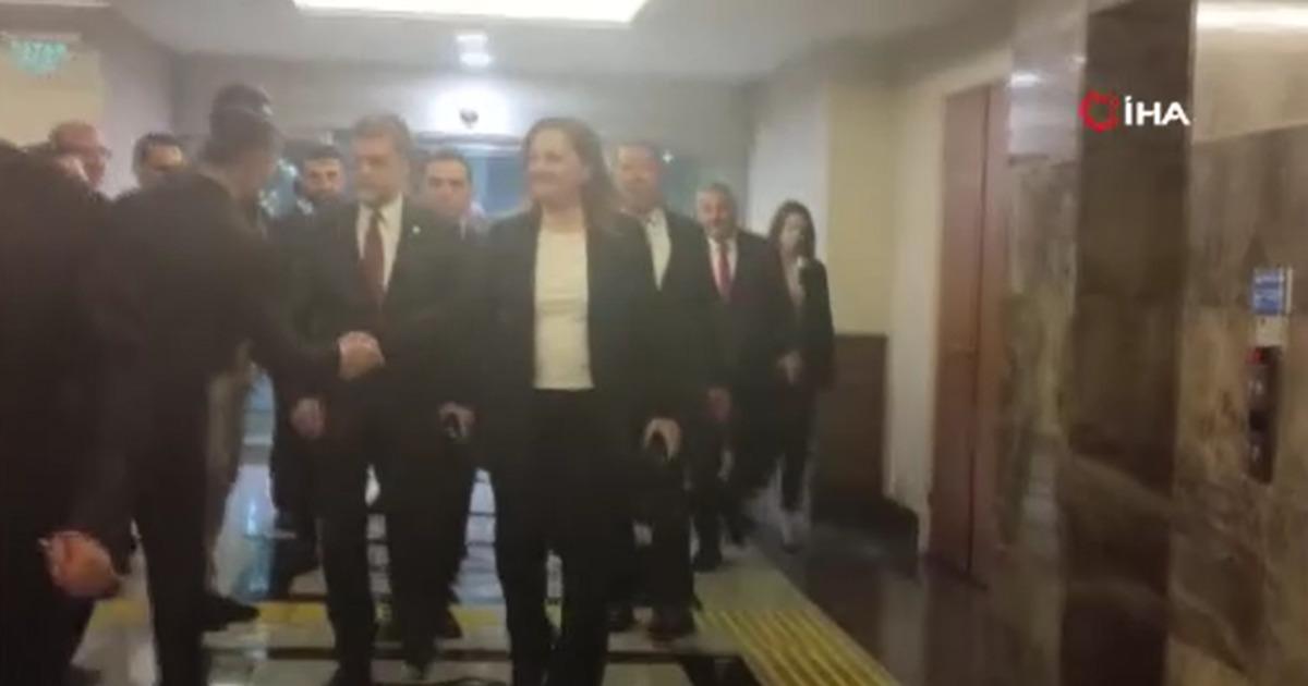 AK Parti Genel Merkez de Burcu K&ouml;ksal hareketliliği: İlk g&ouml;r&uuml;nt&uuml;ler geldi 2