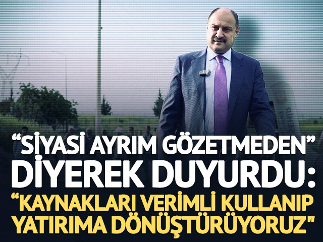 Mehmet Kasım G&uuml;lpınar: &ldquo;Kaynakları verimli kullanıyoruz yatırıma d&ouml;n&uuml;şt&uuml;r&uuml;yoruz&rdquo;