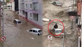 Samsun'da sel! Can pazarı yaşandı: "Daha &ouml;nce b&ouml;yle bir şey g&ouml;rmedik"
