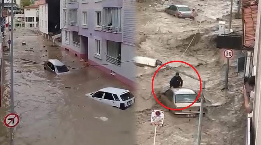Samsun'da sel! Can pazarı yaşandı: "Daha &ouml;nce b&ouml;yle bir şey g&ouml;rmedik"