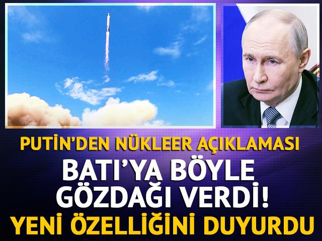 Putin'den n&uuml;kleer &ccedil;ıkışı! Batı'ya g&ouml;zdağı verdi