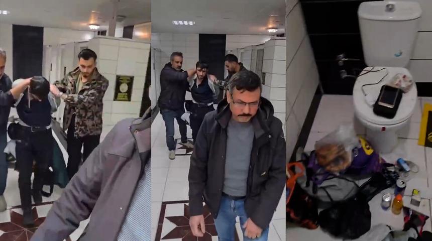 Herkesi şaşırttı! 2 aydır tuvalette yaşayan firari yakalandı