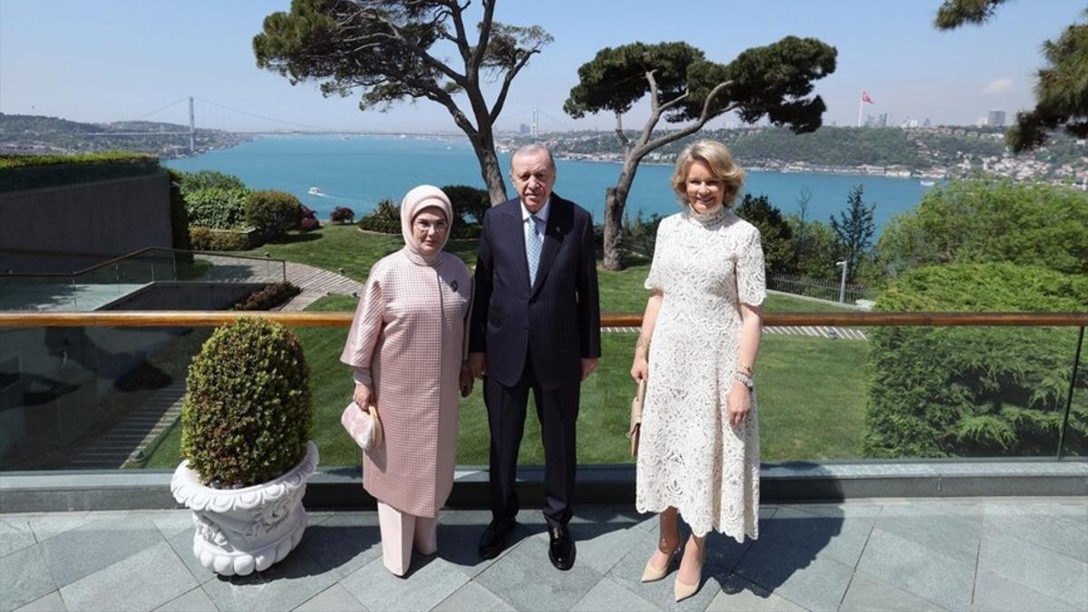 Belçika Kraliçesi Mathilde nin Türkiye ziyareti: Koç Ailesi ile de buluştu 1