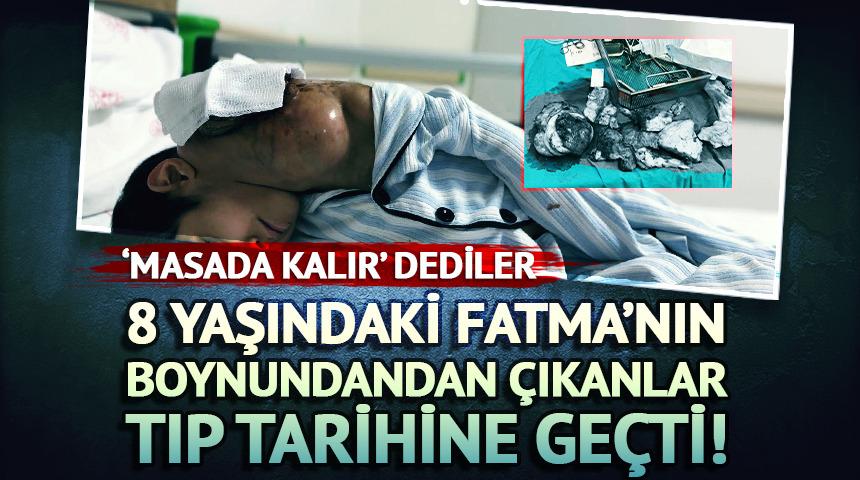 8 yaşındaki &ccedil;ocuğun boynundan &ccedil;ıkanlar tıp literat&uuml;r&uuml;ne girdi!