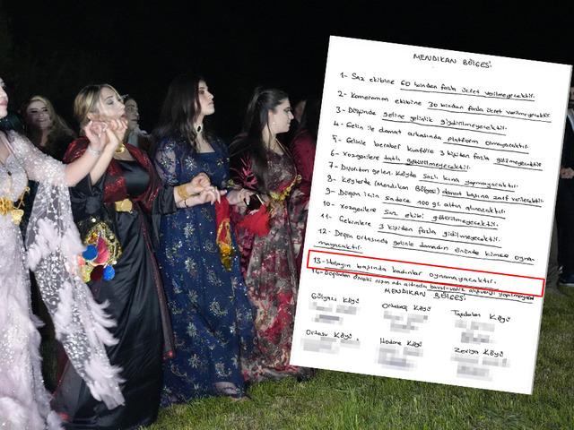 Aşiretlerin &lsquo;yasak&rsquo; kararına rağmen kadınlar halay başına ge&ccedil;ti!