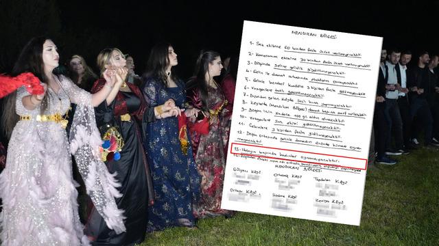 Aşiretlerin ‘yasak’ kararına rağmen kadınlar halay başına geçti! 10 bin kişilik düğünde dikkat çeken anlar