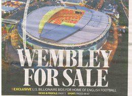 Wembley stadyumuna 500 milyon sterlinlik teklif