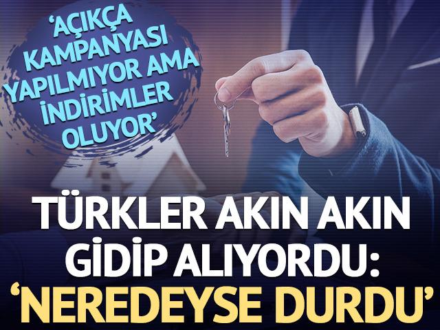 T&uuml;rkler akın akın gidip alıyordu: Neredeyse durdu 'İndirim var'