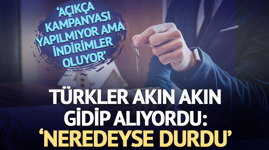 T&uuml;rkler akın akın gidip alıyordu: Neredeyse durdu 'İndirim var'