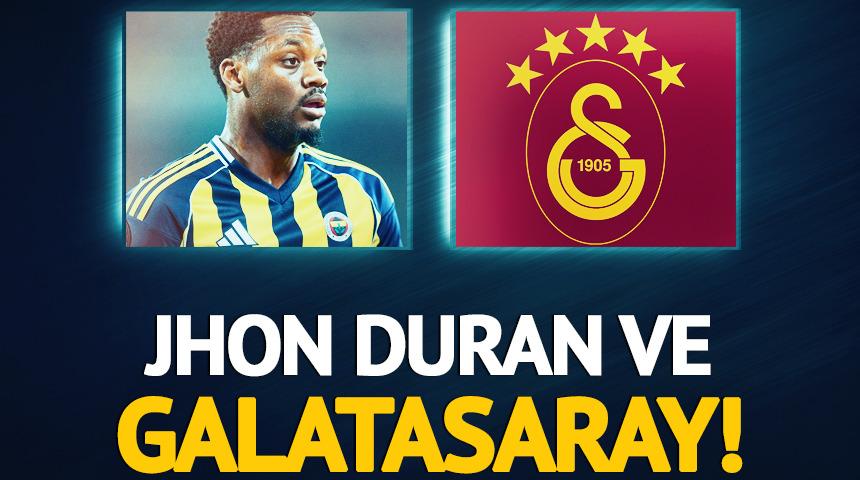 Galatasaray'dan Jhon Duran transferine şok veto!