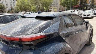 Kayseri'de gökten çamur yağdı