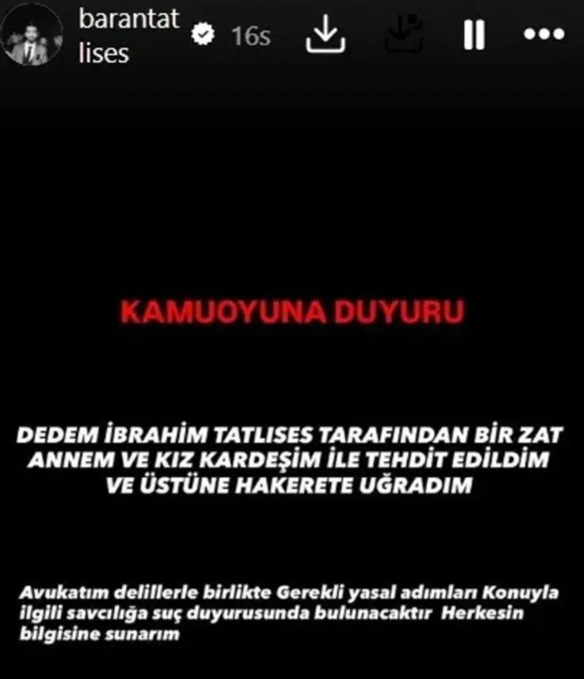Tatlıses ailesinde kriz büyüdü! İbrahim Tatlıses e torunundan şoke eden suçlama 3