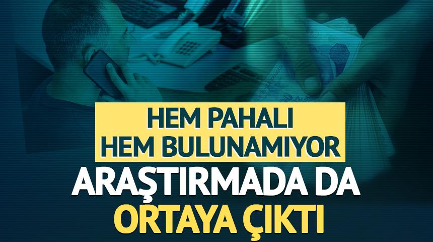 Hem pahalı hem bulunamıyor: Araştırmada da ortaya &ccedil;ıktı