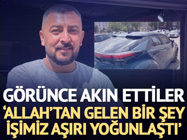 G&ouml;r&uuml;nce akın ettiler: 'Allah'tan gelen bir şey, işler yoğunlaştı'