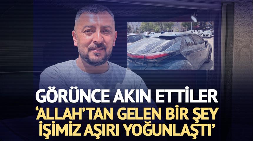 G&ouml;r&uuml;nce akın ettiler: 'Allah'tan gelen bir şey, işler yoğunlaştı'