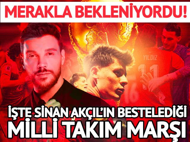 Merakla bekleniyordu, ortaya &ccedil;ıktı! İşte Sinan Ak&ccedil;ıl'ın yaptığı A Milli Takım marşı